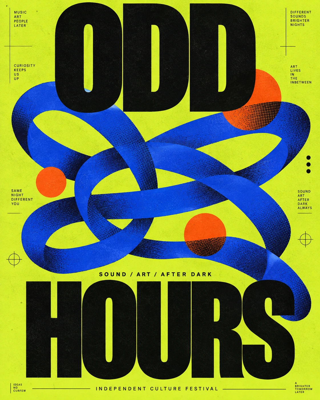 ODD HOURS Graphic Design 작업